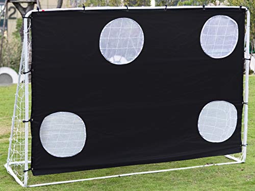 Ubon 7' x 5' Soccer Goal Targets with Rebounder Traninng Soccer Net for Backyard