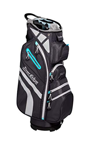Tour Edge Hot Launch HL4 Ladies Golf Cart Bag-Silver Blue Black, One Size (UBAHNCB07)