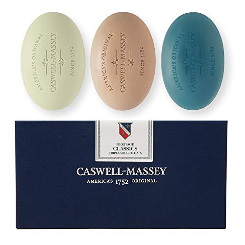 Caswell-Massey Bar Soap Triple Milled Luxury Body Soap Bars (Classics)