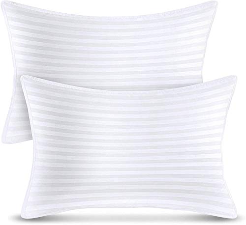 Utopia Bedding Bed Pillows (2-Pack) - Premium Plush Pillows for Sleeping - Queen Size 20 x 28 Inches - Cotton Pillows for Side, Stomach and Back Sleeper