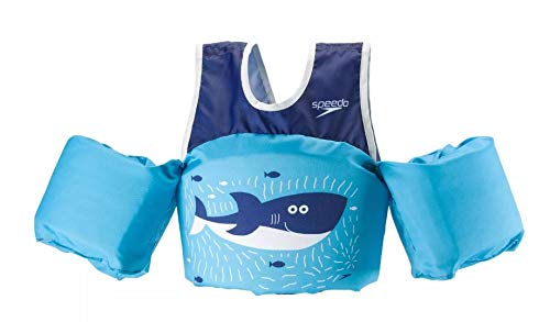 Speedo Kids' UPF 50+ Begin to Swim Printed Neoprene Swim Vest (Ultra Blue)