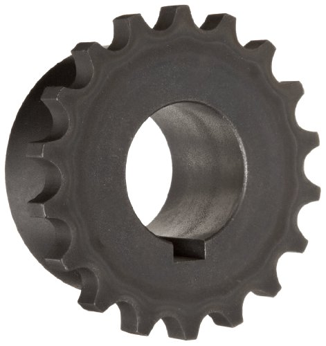 Martin 5018 Roller Chain Coupling, Sintered Steel, Inch, 18 Teeth, 1 1/2' Bore, 4 3/16' OD, 1 11/16' Length, 3600 rpm Max Rotational Speed, 3/8' x 3/16' Keyway