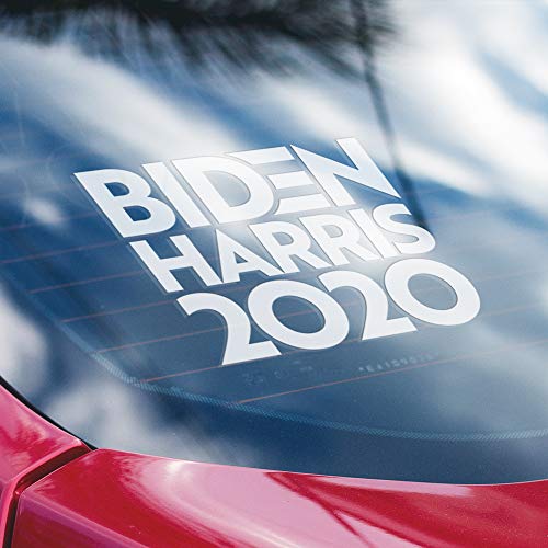 Biden Harris Take America Back Again 2020 White Vinyl Decal Sticker Bumper Car Truck Window Laptop