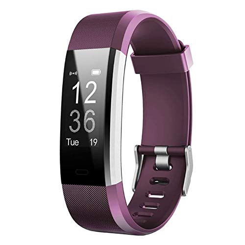 LETSCOM Fitness Tracker HR, Activity Tracker Watch with Heart Rate Monitor, Waterproof Smart Fitness Band with Step Counter, Calorie Counter, Pedometer Watch for Women and Men