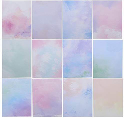Watercolor Stationery Paper (8.5 x 11 Inches, 96 Sheets)