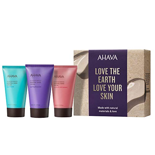 Ahava Naturally Silky Hands Mineral Hand Cream Sets, 3 Count