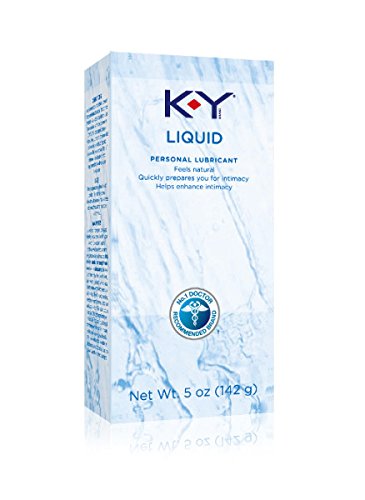 K-Y Liquid Personal Lubricant, Natural Feeling Water Based Lube For Women, Men & Couples 5oz (2 Pack)