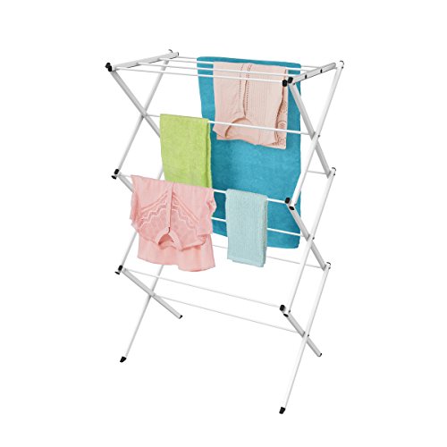 Lavish Home Clothes Rack-24ft Space-Collapsible and Compact for Indoor/Outdoor Use-Portable Stand for Hanging, Air-Drying Laundry