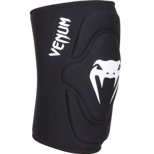 Venum 'Kontact' Lycra/Gel Knee Pads, Black, Medium/Large