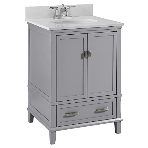 Dorel Living Otum 24” Bathroom Vanity, Gray