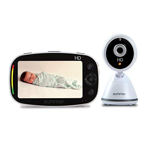 Summer Baby Pixel Zoom HD Video Baby Monitor with 5-Inch Display and Remote Steering Camera – High Definition Baby Video Monitor with Clearer Nighttime Views and SleepZone Boundary Alerts