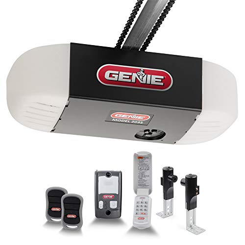 Genie ChainDrive 550 Garage Door Opener - Heavy-Duty Chain Drive System - Includes 2, 3-Button Remotes, Wall Console, Wireless Keypad, Safe T-Beams - Model 2035-TKV,Black