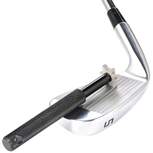 Golf Club Groove Sharpener with 6 Heads - Ideal for Optimal Backspin and Ball Control - Perfect Tool for All Irons - Pitching, Sand, Lob, Gap, and Approach Wedges and Utility Clubs