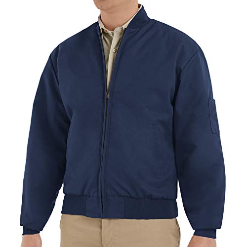 Red Kap Men's Solid Team Jacket, Navy, X-Large