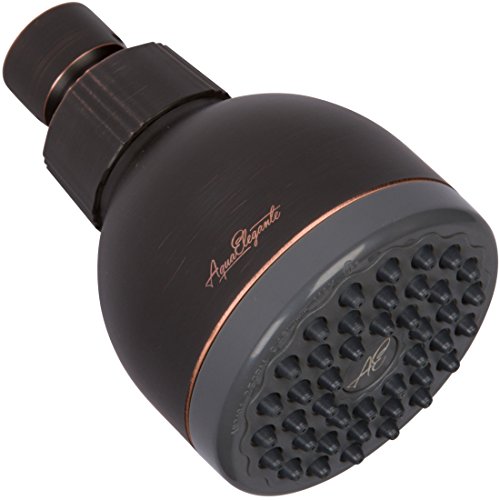 High Pressure Shower Head Bronze - Best Pressure Boosting, Wall Mount, Bathroom Showerhead For Low Flow Showers, 2.5 GPM - Oil-Rubbed Bronze