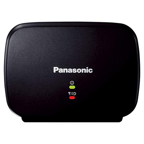 Panasonic KX-TGA407B Range Extender for DECT 6.0 Plus Cordless Phone Systems Landline Telephone Black