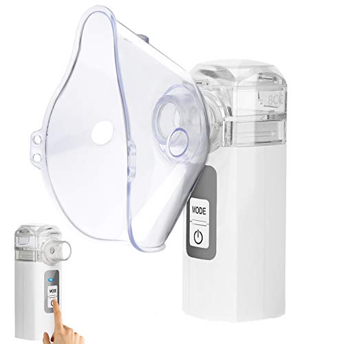 MAYLUCK Handheld Mesh Atomizer Nebulizer, Portable Nebulizer Machine for Home Daily Use, Ultrasonic Nebulizer Personal Steamer Inhalers for Breathing Problems