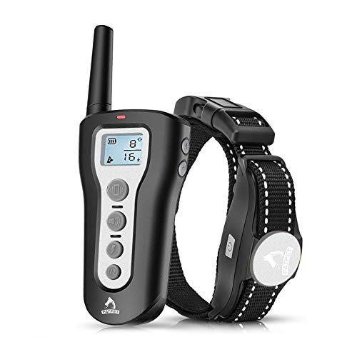 PATPET Shock Collars for Dogs with Remote Waterproof Dog Training Collar Rechargeable w/3 Training Modes, Beep, Vibration and 16 Shock Level Up to 1000Ft Range for Small Medium Large Dogs