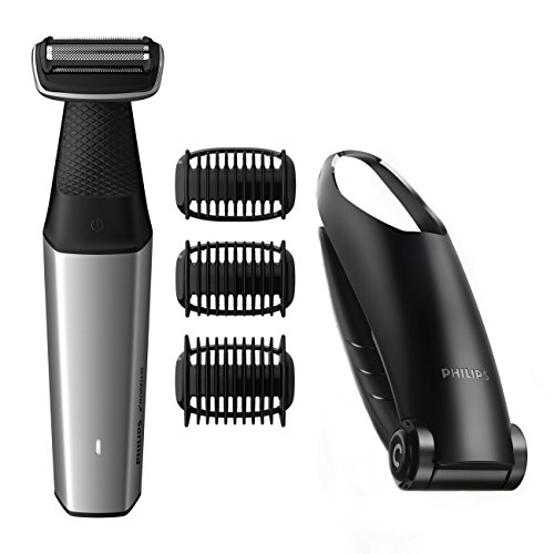 Philips Norelco Bodygroom Series 3500, Showerproof Body Hair Trimmer for Men with Back Attachment, BG5025/49