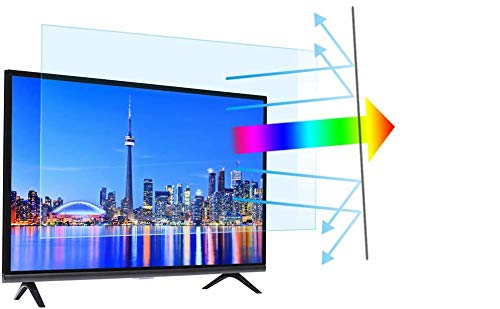 [2020 New] 32 in Blue Light TV Screen Protector - Anti Blue Light & Glare Filter Film Eye Protection Blue Light Blocking Screen Protector for 32”LCD, LED, OLED & QLED 4K HDTV Display 16:9