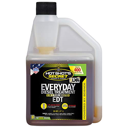Hot Shot's Secret Everyday Diesel Treatment - EDT 16 oz Squeeze - Treats up to 400 Gallons