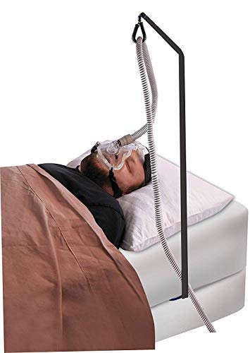 North American Health + Wellness CPAP Hose Holder Hanger - CPAP Bedside Holder with CPAP Stand - Helps Facilitate & Improve Sleep Apnea - CPAP Hose Hanger & CPAP Hose Stand Included - CPAP Holder