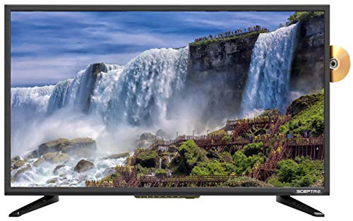 Sceptre 32' 1080p FHD LED TV-DVD combo HDMI VGA USB MEMC 120, Machine Black