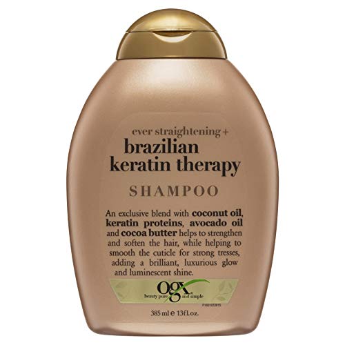 Organix Ever Straightening Brazilian Keratin Therapy Shampoo, 13 Ounce