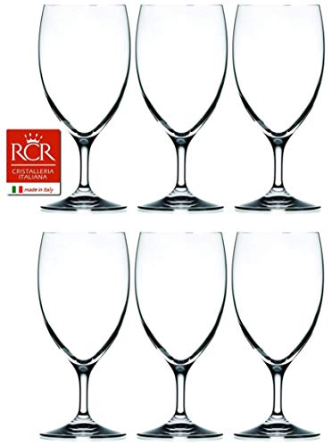 RCR Cristalleria Italiana Invino Crystal Glass Drinkware Set (Water Goblet [12 oz.])