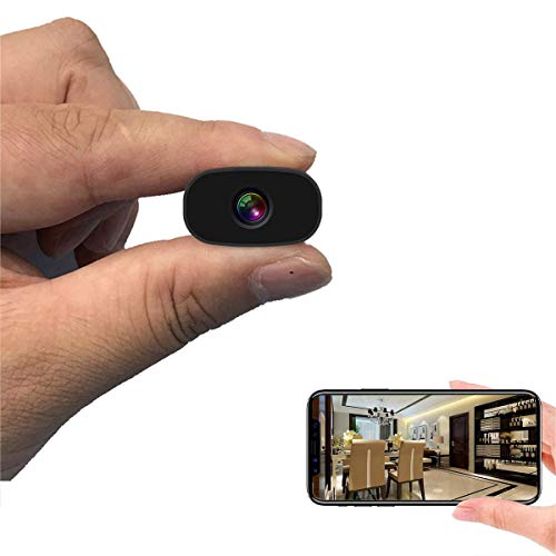 Mini Hidden Cameras PNZEO W3 Spy Cam Portable Wireless WiFi Remote View Camera Small Home Security Cameras Indoor Outdoor Video Record Smart Motion Detection
