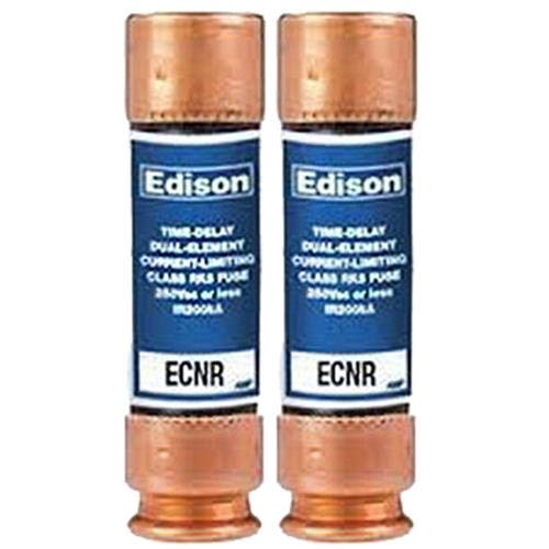 (2 Pack) ECNR35 - Edison Time Delay Fuse - 35 Amp 250V - RK5 Dual Element