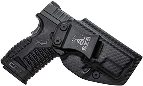 CYA Supply Co. Fits Springfield XD-S 3.3' & XD-S MOD.2 3.3' Inside Waistband Holster Concealed Carry IWB Veteran Owned Company (Carbon Fiber, 074- Springfield XD-S 3.3' & XD-S MOD.2 3.3')