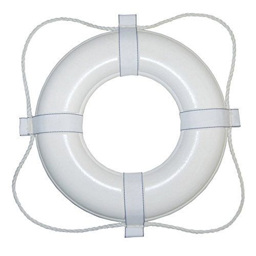Taylor Made Products 367 USCG Approved Foam Life Ring (24', White)