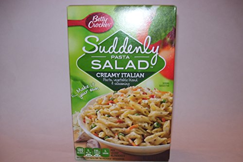 Betty Crocker Suddenly Pasta Salad, Creamy Italian, 8.3-Ounce Boxes (Pack of 4)