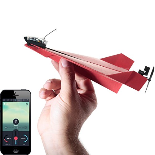 POWERUP 3.0 Original Smartphone Controlled Paper Airplanes Conversion Kit - Durable Remote Controlled RC Airplane for Beginners, Works with Most Paper Airplane Books