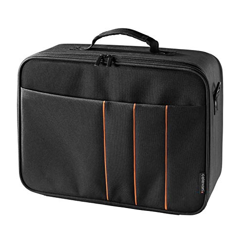 celexon Projector Case 16x11 inches, Projector Travel Carrying-Bag with Adjustable Shoulder Strap, for Epson, Acer, Benq, LG,...