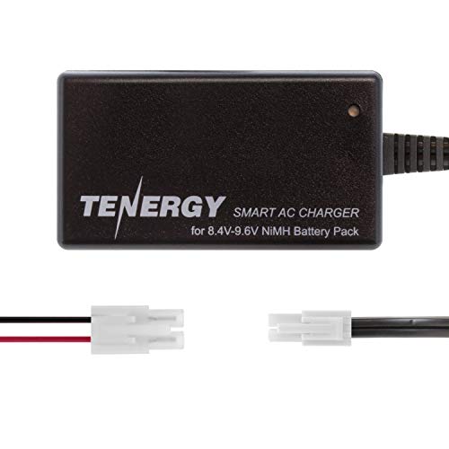 Tenergy Smart Charger for 8.4V-9.6V NiMH Battery Packs, NiMH Battery Charger for Airsoft Guns, RC Cars, RC Airplanes with Mini Tamiya/Standard Tamiya Connector