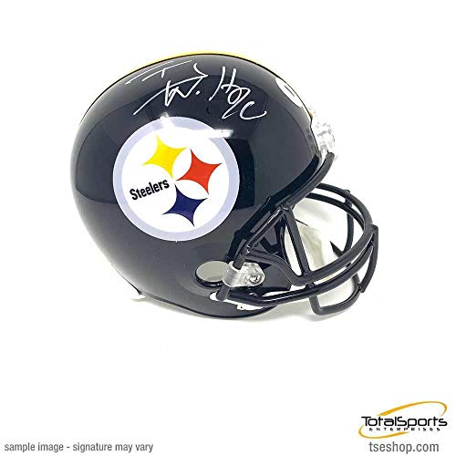 Tj Watt Signed Pittsburgh Steelers Full Sized Replica Helmet - Autographed NFL Helmets