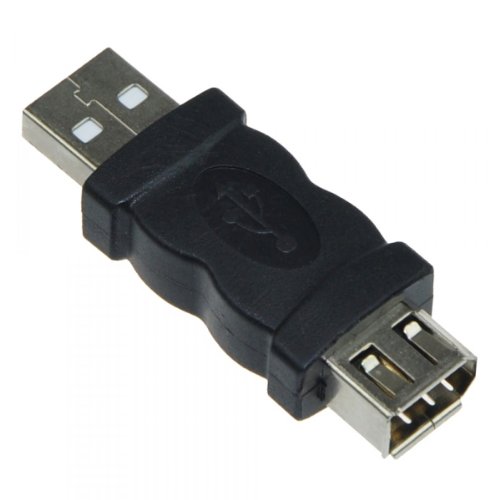 Blacell USB 2.0 A Male to Firewire IEEE 1394 6P Female Adaptor Converter Connector F/M