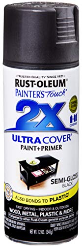 Rust-Oleum 249061 Painter's Touch Multi Purpose Spray Paint, 12-Ounce, Black
