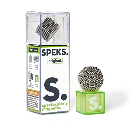 Speks Original Nickel Set of 512 (2.5mm) Magnetic Balls - Mashable Smashable Buildable Fun Stress Relief Desk Toy for Adults