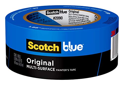 ScotchBlue Original Multi-Surface Painter’s Tape, 2090, 1.88 inch x 60 yard, 1 Roll