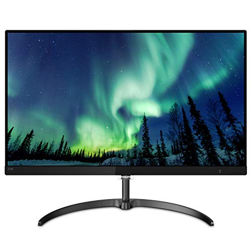 Philips 276E8VJSB 27' Monitor, 4K UHD IPS, 1 Billion+ Colors, Ultranarrow Borders, Lowblue, Multiview, 4Yr Advance Replacement Warranty