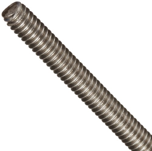 18-8 Stainless Steel Fully Threaded Rod, 5/16'-18 Thread Size, 36' Length, Right Hand Threads