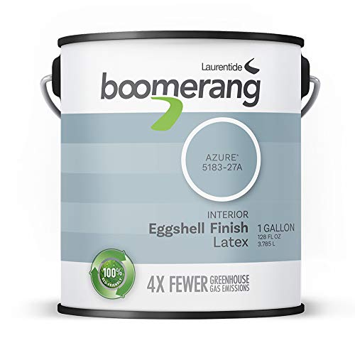 Boomerang Eco-Friendly Interior Paint, Eggshell Finish (Azure)