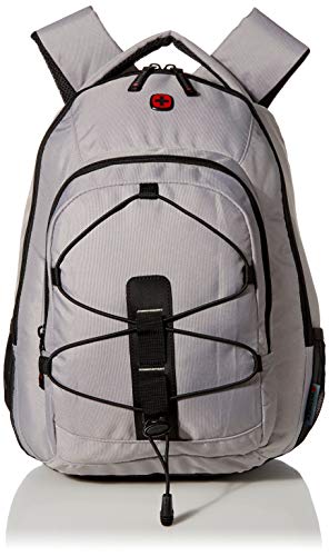 Wenger Mars 16-Inch Laptop Backpack, Grey and Black, Regular