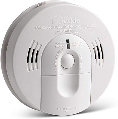 Kidde, 21026043 Battery-Operated(Not Hardwired), Combination Smoke/Carbon Monoxide Alarm with Voice Warning KN-COSM-BA, 2 Pack