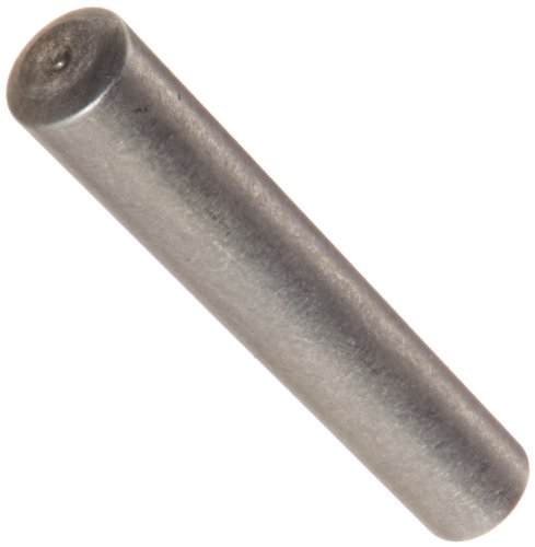 18-8 Stainless Steel Taper Pin, Plain Finish, Meets ASME B18.8.2, Standard Tolerance, #2/0 Pin Size, 0.141' Large End Diameter, 0.125' Small End Diameter, 3/4' Length (Pack of 10)