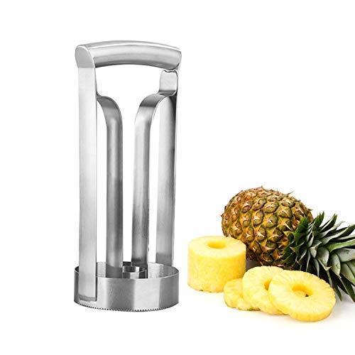 Pineapple Corer Stainless Steel Pineapple Corer Peeler Pineapple Cutter Fruit tool Easy Kitchen Tool
