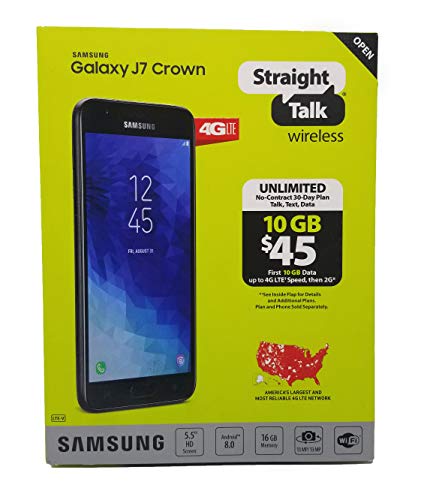 Straight Talk Samsung Galaxy J7 Crown Prepaid Smartphone